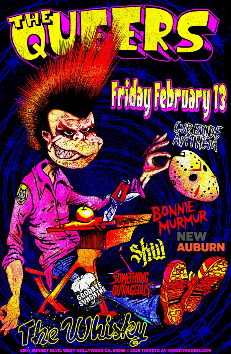 The Queers, Curbside Anthem, Bonnie Murmur, New Auburn, SKW, The Gringoz, Goodbye Sunshine