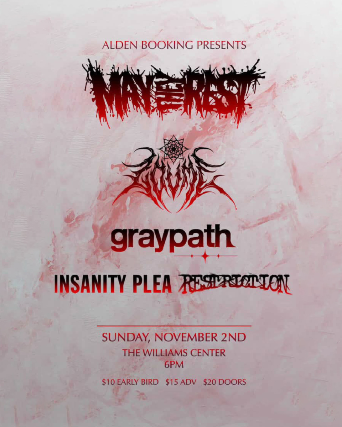 Hometown Heroes III: The Return of May They Rest at Williams Center – Black Box – Rutherford – Rutherford, NJ