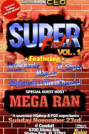 Super Fest Vol. 1: Alfred Banks, Mega Ran, O_Super, Mag.Lo, and More