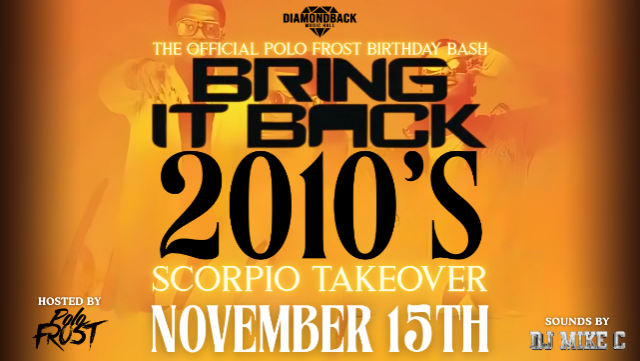 Bring It Back 2010’s at Diamondback Music Hall – Belleville, MI