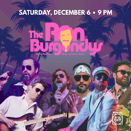 Yacht Rock Night with The Ron Burgandys at Impact Fuel Room – Libertyville, IL