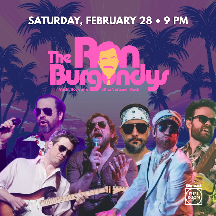 Yacht Rock Night with The Ron Burgandys at Impact Fuel Room – Libertyville, IL