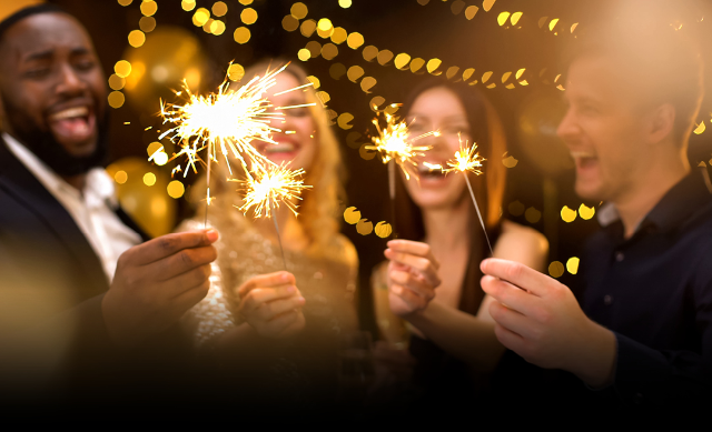 New Year's Eve Firework Countdown on Crockett at Hard Rock Cafe San Antonio!