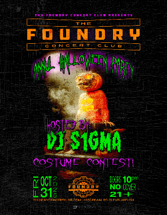 FOUNDRY ANNUAL HALLOWEEN PARTY at The Foundry – Cleveland, OH