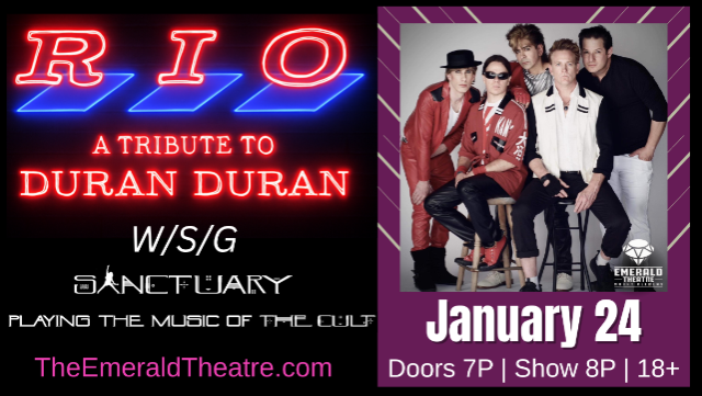RIO – A Tribute To Duran Duran W/S/G Sanctuary – Cult Tribute