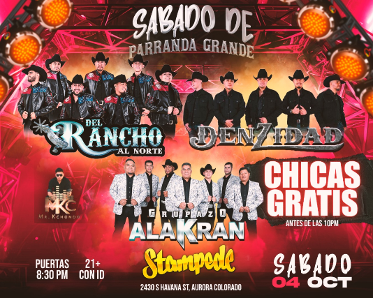 Sábado De Damas Gratis Antes de las 10:00pm