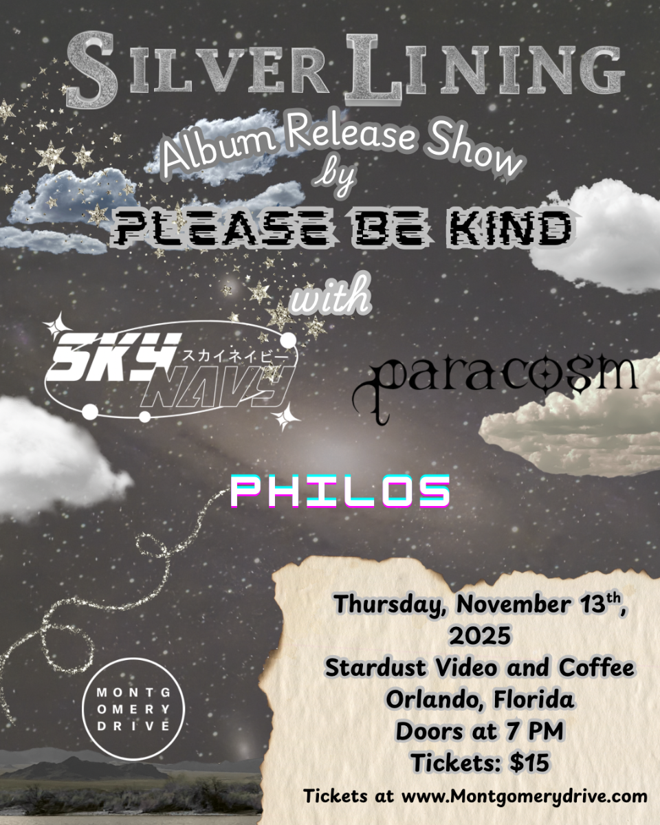 Silver Lining Album Release Show by Please Be Kind with Sky Navy, Paracosm, Paperback Romance, and Philos