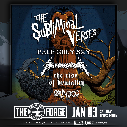 image of The Subliminal Verses (Slipknot Tribute), Unforgiven (Metallica Tribute), Pale Grey Sky (Sepultura Tribute), Rise Of Brutality (Hatebreed Tribute) image of The Subliminal Verses (Slipknot Tribute), Unforgiven (Metallica Tribute), Pale Grey Sky (Sepultura Tribute), Rise Of Brutality (Hatebreed Tribute)