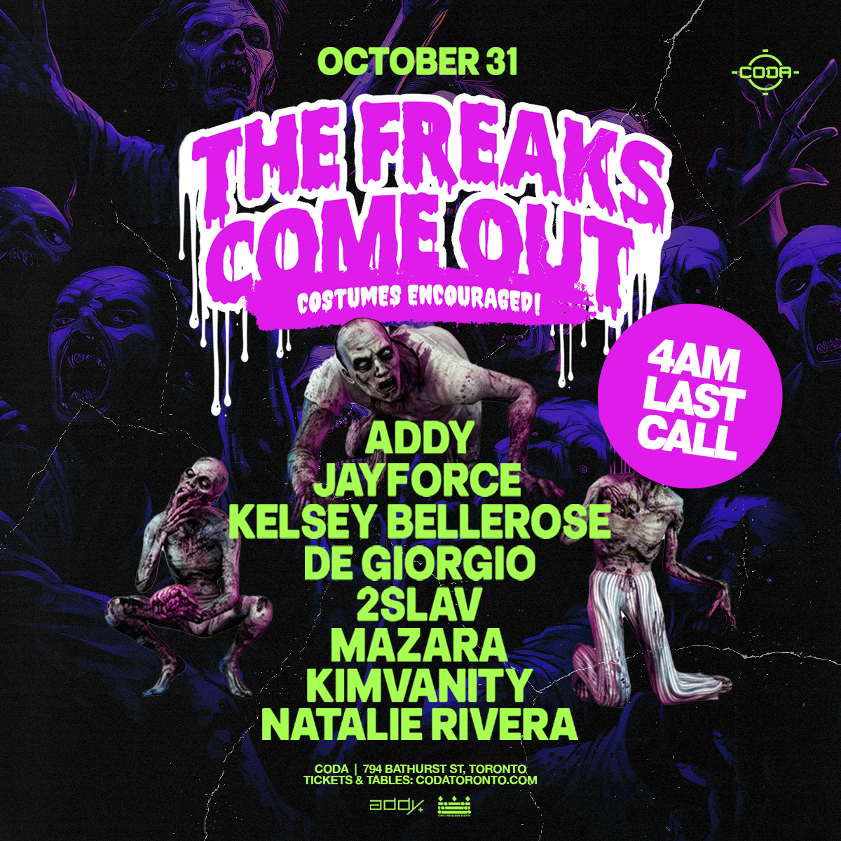 The Freaks Come Out | Halloween Night