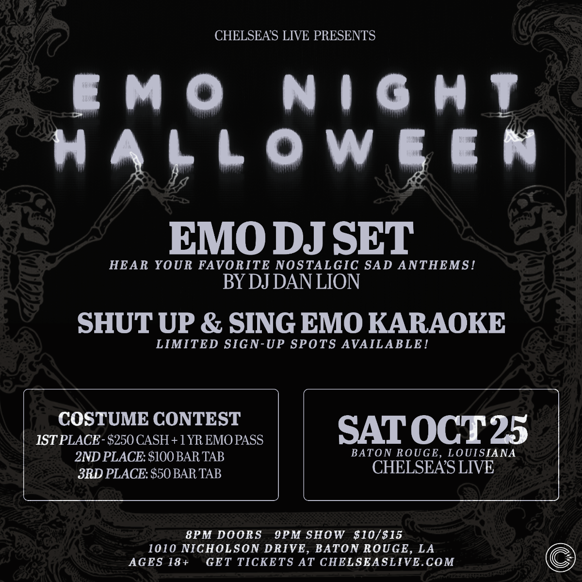 Emo Night Halloween with DJ Dan Lion