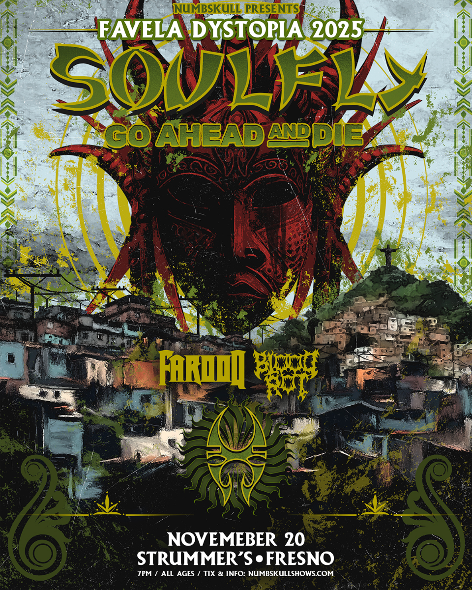 SOULFLY Favela Dystopia Tour 2025 with Go Ahead And Die
