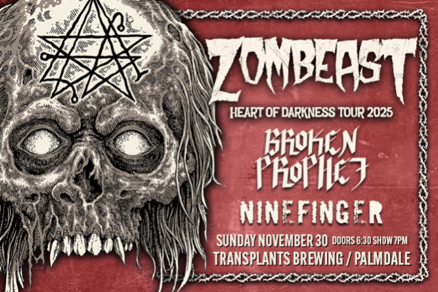 ZOMBEAST / BROKEN PROPHET / NINEFINGER