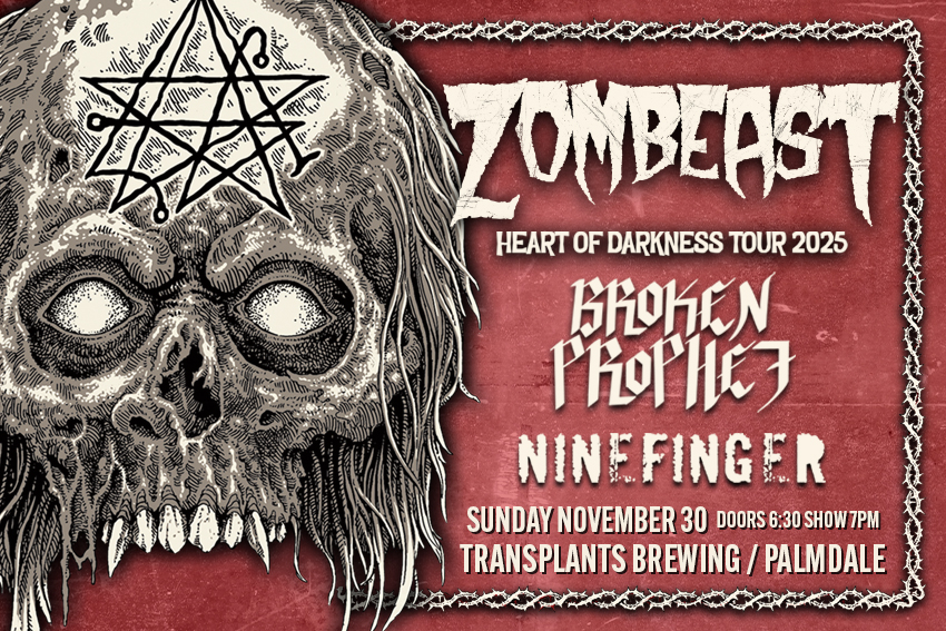 ZOMBEAST / BROKEN PROPHET / NINEFINGER