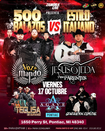 Voz de Mando y Jesus Ojeda en Pontiac