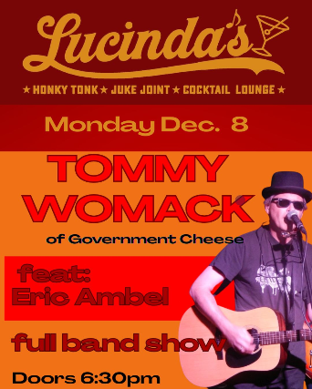 image of From Nashville: Tommy Womack with Eric Ambel and band , Live from Lucinda's. image of From Nashville: Tommy Womack with Eric Ambel and band , Live from Lucinda's.