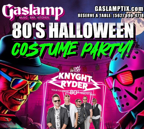 80's HALLOWEEN PARTY with KNYGHT RYDER, + COSTUME CONTEST