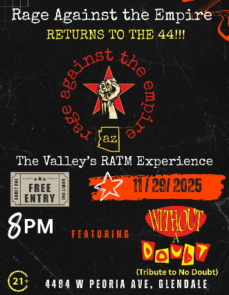 Rage Against the Empire Returns w/ Without a Doubt~No Doubt Tribute