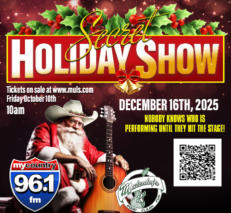 Image of My Country 96.1 Secret Holiday Show Image of My Country 96.1 Secret Holiday Show