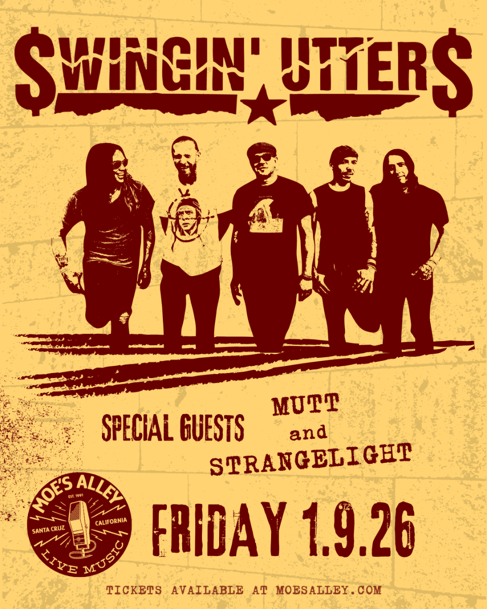 Moe's Alley Presents: Swingin' Utters w/ Mutt & Strangelight