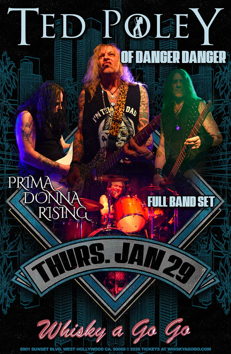 Ted Poley of Danger Danger (Full Band Set), Prima Donna Rising