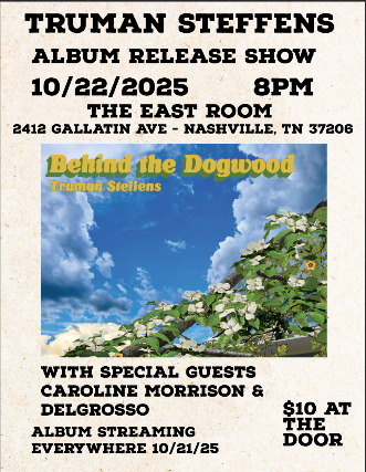Truman Steffens Album Release Show feat: Delgrosso / Caroline Morrison