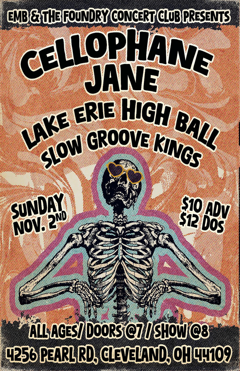 CELLOPHANE JANE, Lake Erie High Ball, Slow Groove Kings