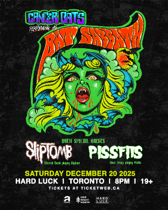 Bat Sabbath w/ Sliptomb & Pissfits at Hard Luck Bar at Hard Luck Bar – Toronto, Canada