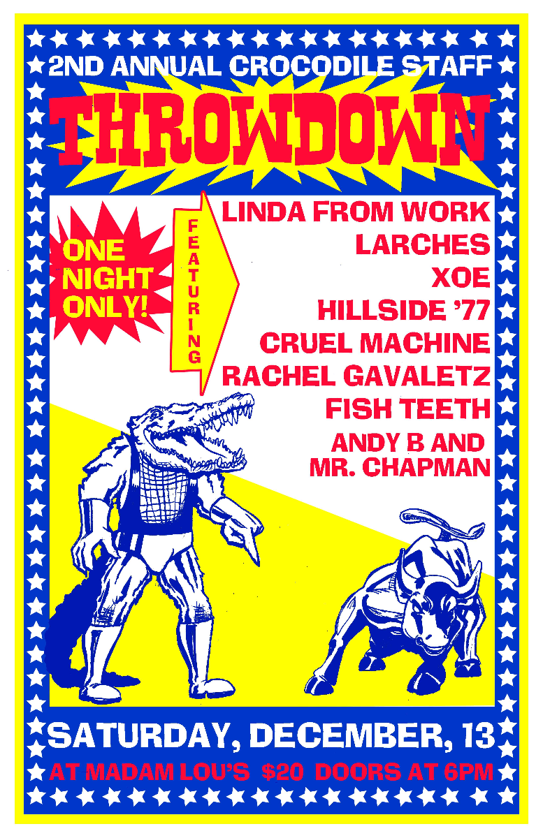 THE CROCODILE ALL-STAFF THROWDOWN