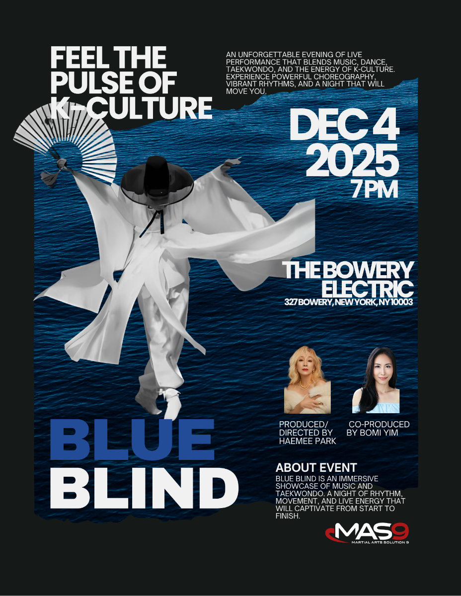 BLUE BLIND Directed & Produced by Hae-mee Park, Co-Producer Bomi Yim, Written by Heui Moon, Music by Sang-Gu Kang, Arranged by Sara Maeng & Ji-Man Park, Narration Rap Co-Lyricist: Keven Kareem