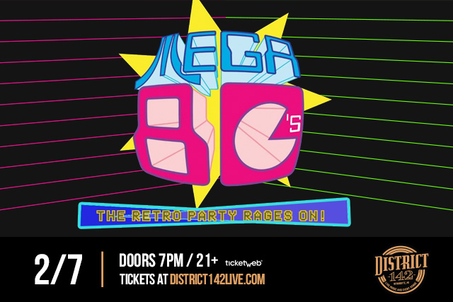 THE MEGA 80's Ultimate 80's Retro Party