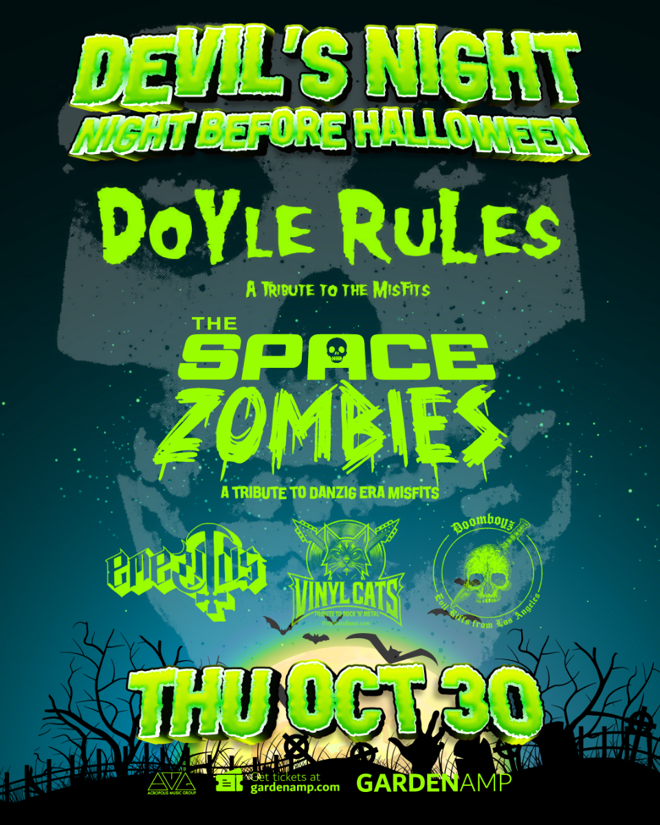 Misfits, Ghost Tributes + Vinyl Cats & Doom Boyz - Devil's Night "Night b4 Halloween"