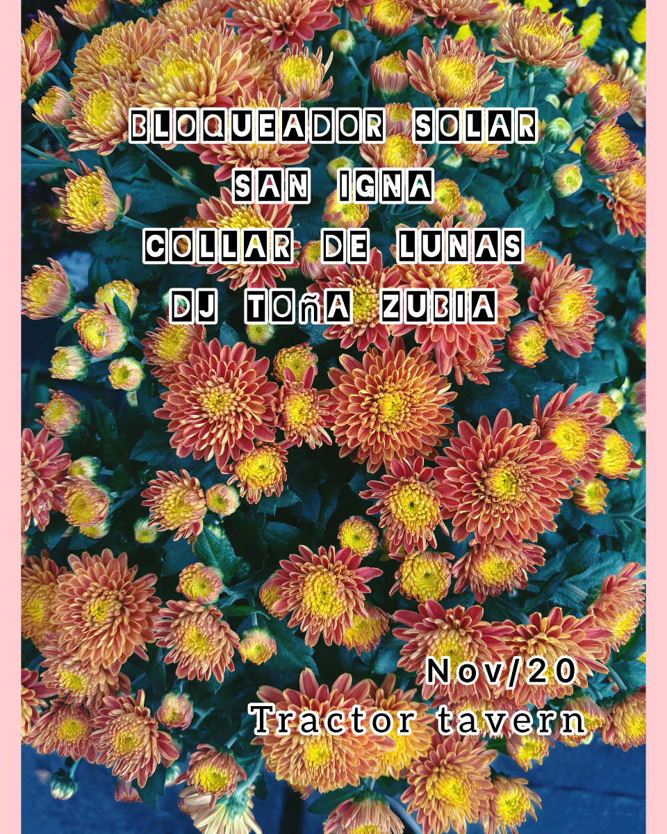 Bloqueador Solar, collar de lunas, san igna, DJ Tona