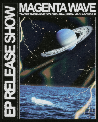 image of Magenta Wave EP Release Show w/ Lovely Colours, Anna Justen image of Magenta Wave EP Release Show w/ Lovely Colours, Anna Justen