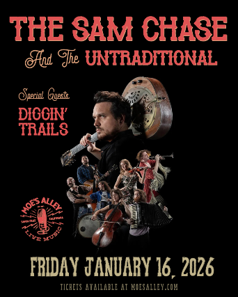 Moe’s Alley Presents: The Sam Chase & The Untraditional w/ Diggin’ Trails at Moe’s Alley – Santa Cruz, CA