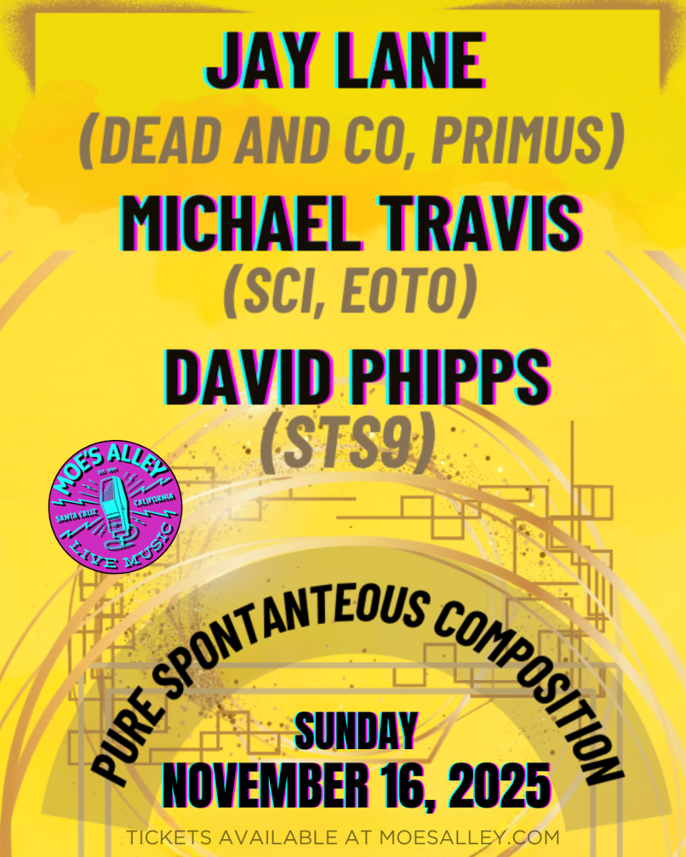Jay Lane (Dead & Co., Primus), Michael Travis (String Cheese Incident) and David Phipps (STS9)
