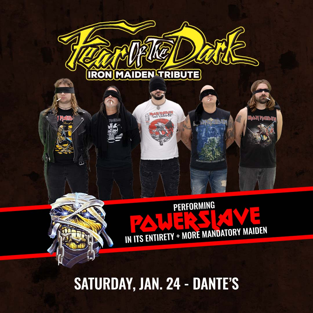 FEAR OF THE DARK (IRON MAIDEN TRIBUTE) w/ Souls Of Black (Testament Tribute) & Evil Empire (Rage Against The Machine Tribute) - 24/01/26