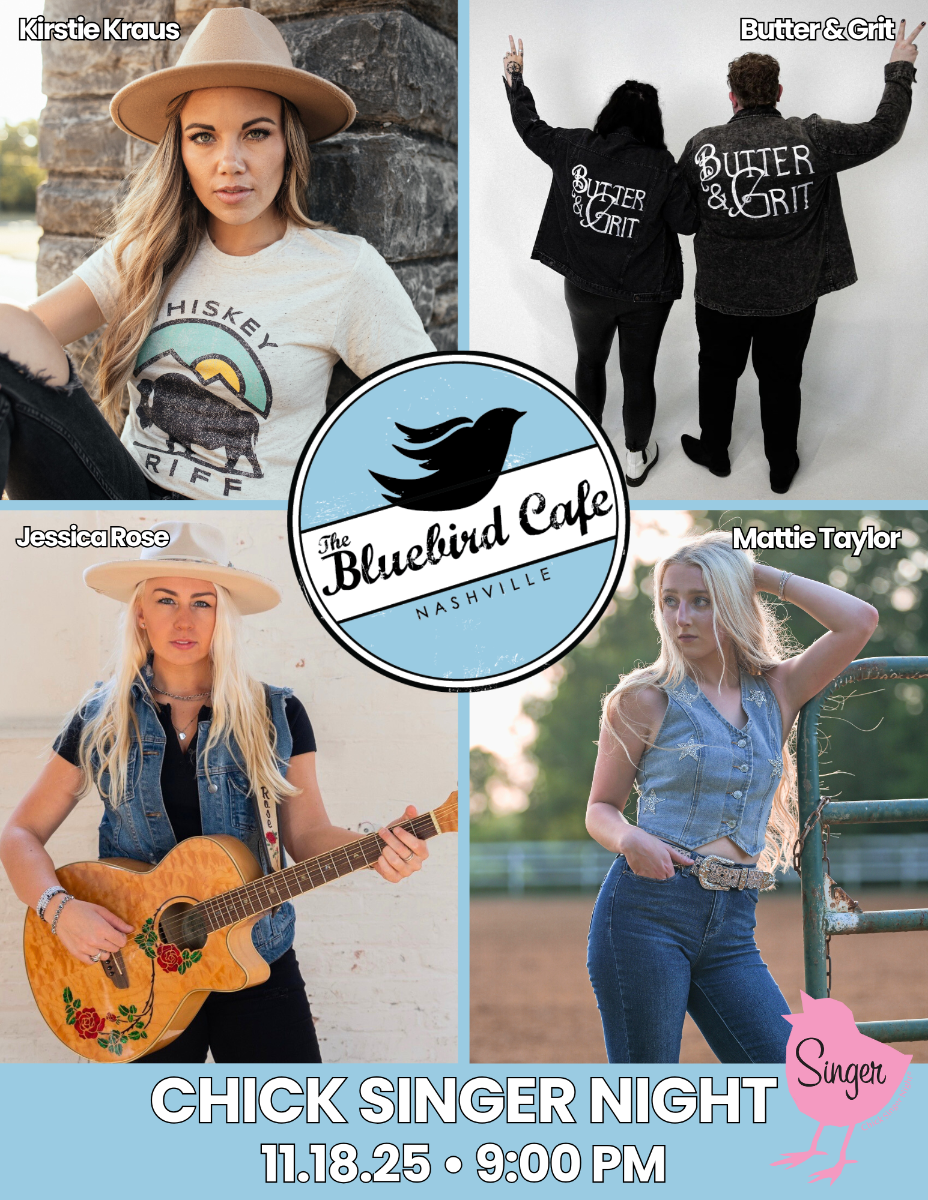 Chick Singer Night with Jessica Rose, Butter & Grit, Kirstie Kraus & Mattie Taylor