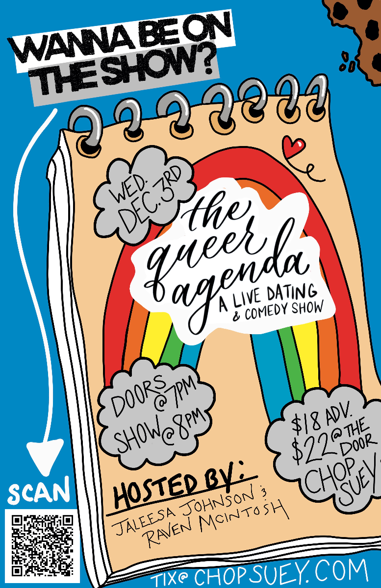 Event Image - The Queer Agenda: A Live Dating & Comedy Show 🌈🎤