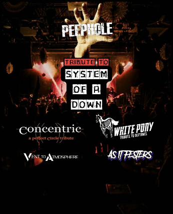 image of Peephole, Concentric (A Perfect Circle Tribute), White Pony (Deftones Tribute) image of Peephole, Concentric (A Perfect Circle Tribute), White Pony (Deftones Tribute)