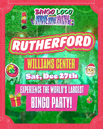 Bingo Loco presents Name That Song (Late Show) at Williams Center – Black Box – Rutherford – Rutherford, NJ