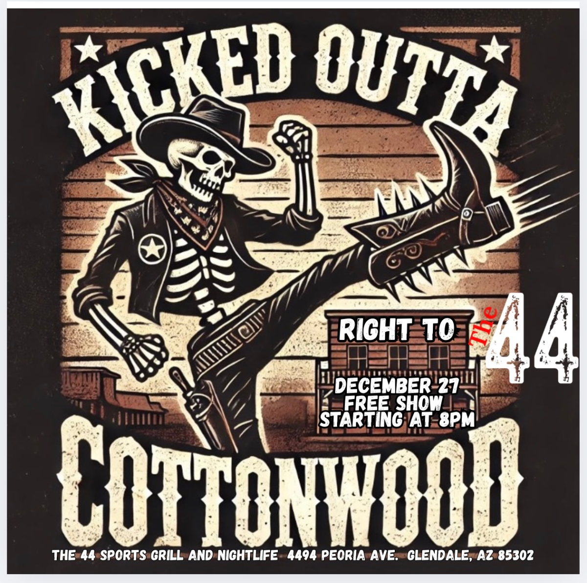 Kicked Outta Cottonwood