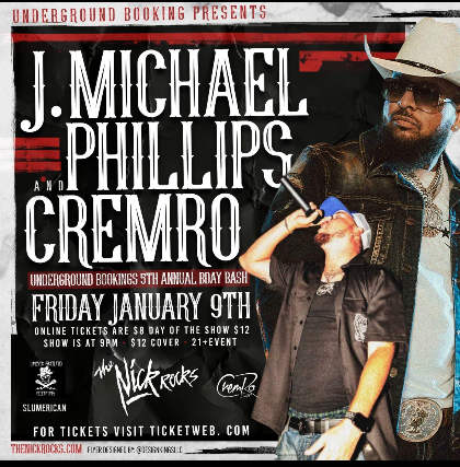 Image of UnderGroundBooking 5th Annual BDAY BASH w/ J Michael Phillips & CremRo Smith Image of UnderGroundBooking 5th Annual BDAY BASH w/ J Michael Phillips & CremRo Smith