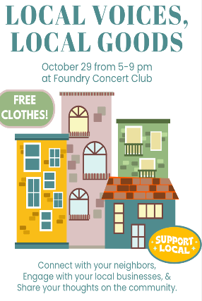Local Voices, Local Goods - Community Outreach Night