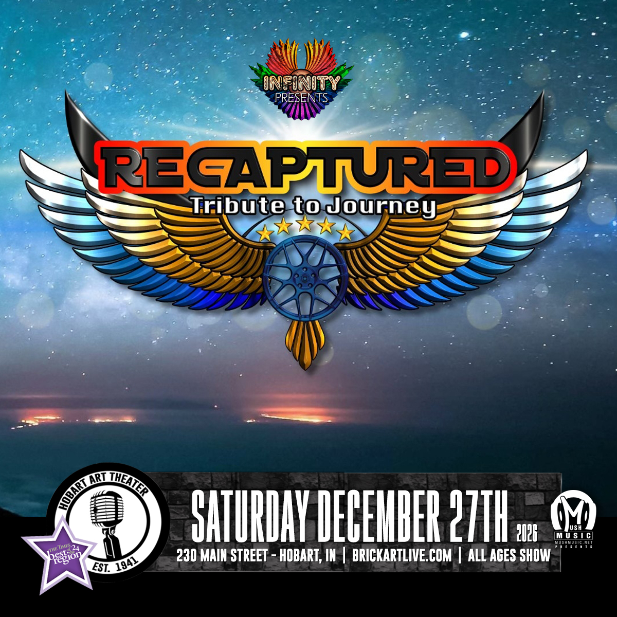 Journey Tribute: Recaptured Live at The Hobart Art Theater!