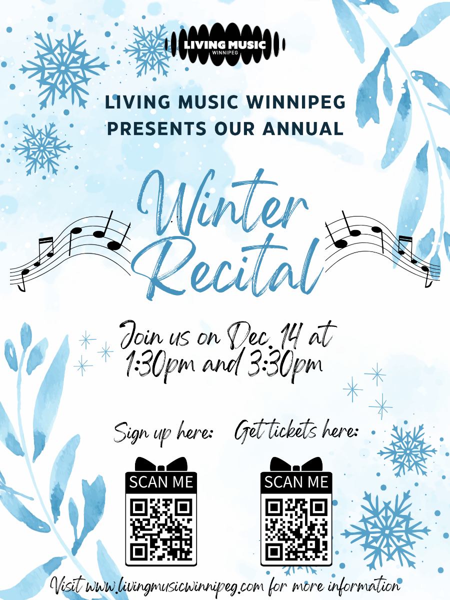 Living Music Winnipeg: Winter Recital | Event Image