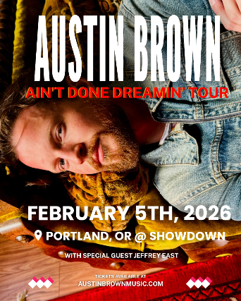 Austin Brown with Jeffrey East at Showdown Saloon – Portland, OR