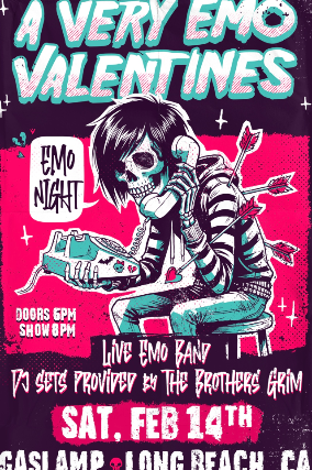 image of EMO NIGHT with EMO AFTER DARK - A VERY EMO VALENTINES image of EMO NIGHT with EMO AFTER DARK - A VERY EMO VALENTINES