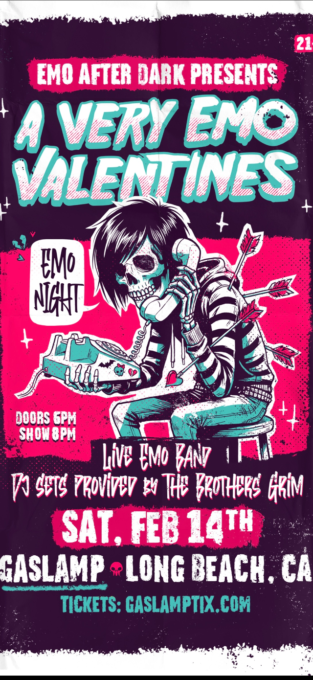 EMO NIGHT with EMO AFTER DARK - A VERY EMO VALENTINES