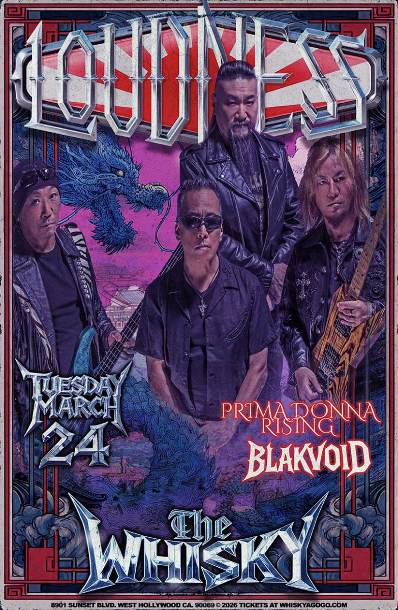 LOUDNESS, Rusted Stone, Prima Donna Rising, Wild Charge, Blakvoid