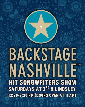 BACKSTAGE NASHVILLE! DAYTIME HIT SONGWRITERS SHOW at 3rd and Lindsley – Nashville, TN